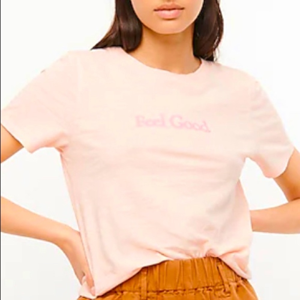NWT- J.Crew Pink Vintage Cotton T-Shirt